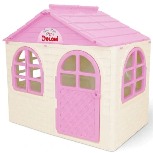 Игровой домик для детей 129×78×120 см, розовый, Doloni (02550/14)