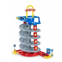 Set traseu pentru mașinuțe cu rampă spirală, Dolu (5227)