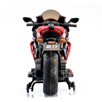 Motocicletă electrică pentru copii, roșie (56782) 4