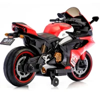 Motocicletă electrică pentru copii, roșie (56782) 5