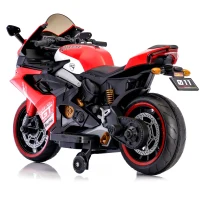 Motocicletă electrică pentru copii, roșie (56782) 3