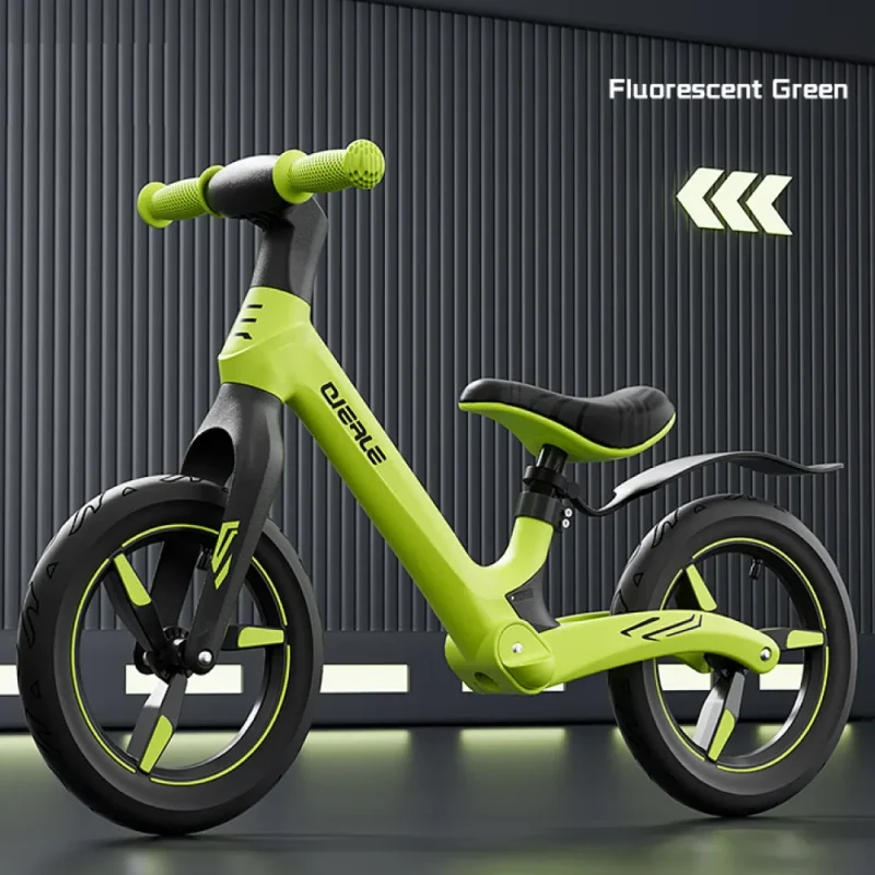 Bicicletă fără pedale pentru copii, 12′ verde (81639) 2