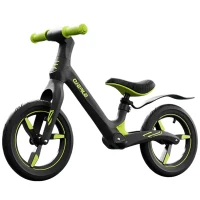 Bicicletă fără pedale pentru copii, 12′, neagră (32769)