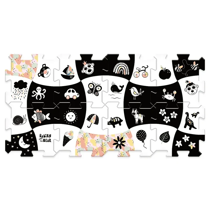 Puzzle din spumă – Contrastul dintre bebeluși și urs 2023 (61616) 2