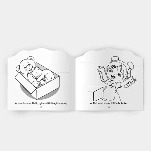 Читаю и раскрашиваю стикеры. Мяу, я Белла (04352)