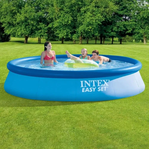 Надувной бассейн Easy Set 396×84 см, 7290 л, с фильтр-насосом 2006 л/ч, Intex (28142)