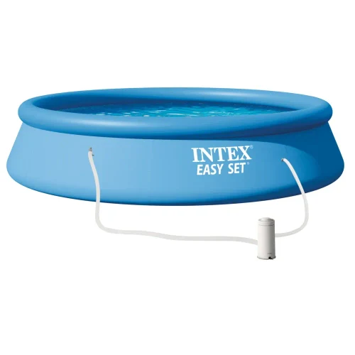 Надувной бассейн Easy Set 396×84 см, 7290 л, с фильтр-насосом 2006 л/ч, Intex (28142)