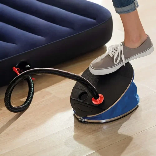Ножной насос Giant Bellows 30 см, 5 л, шланг с 3 насадками, Intex (68610)