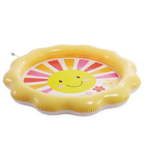 Надувной детский бассейн с гидромассажем Sunny Days, 104х13 см, 59 л, 2+ года, Intex (56126)