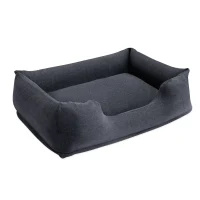 Pat gonflabil pentru animale de companie cu pompă, 79×58×22 cm, Intex (48701)