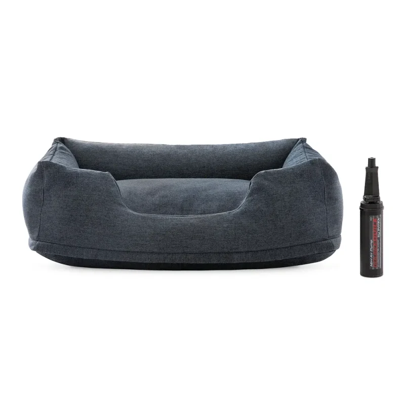 Pat gonflabil pentru animale de companie cu pompă, 79×58×22 cm, Intex (48701) 5