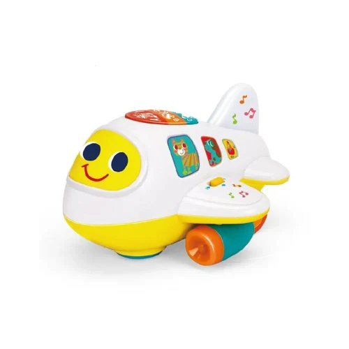 Jucărie interactivă Avion cu muzică și lumini, Hola 6103 (75888)