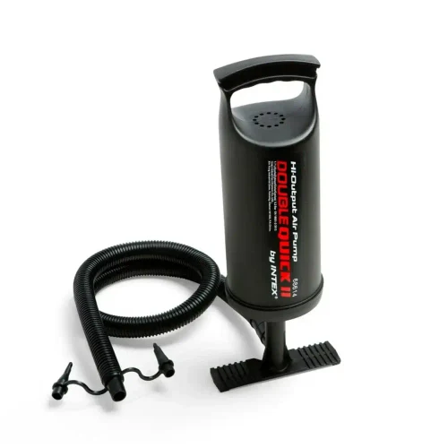 Ручной шланговый насос с 3 насадками Intex Double Quick II, 36 см (68614)