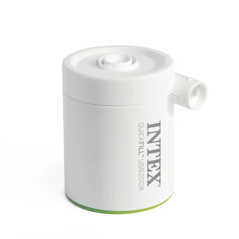 Аккумуляторный электронасос QuickFill USB200R, 200 л/мин, USB 5В, 2А, 2 насадки, Intex (66637) 5