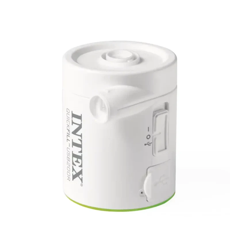 Аккумуляторный электронасос QuickFill USB200R, 200 л/мин, USB 5В, 2А, 2 насадки, Intex (66637) 4