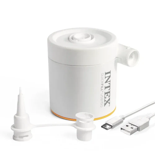 Электронасос QuickFill USB150, USB 5В, 2А, 2 насадки, Intex (66616)