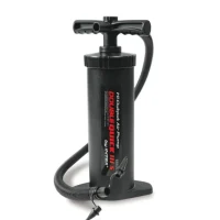 Pompă manuală Double Quick I, 29 cm, 3 duze, Intex (68612)