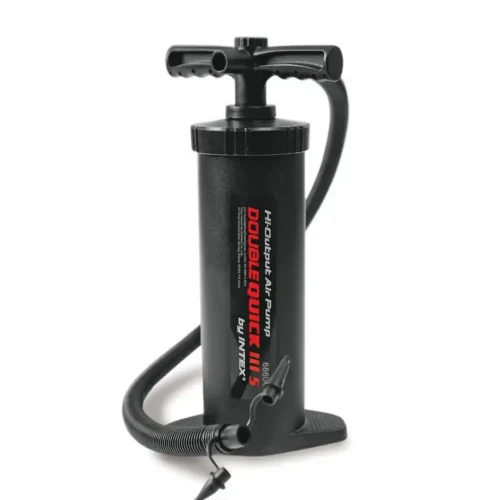 Ручной насос Double Quick I, 29 см, 3 насадки, Intex (68612)