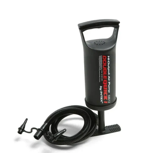 Ручной насос Double Quick I, 29 см, 3 насадки, Intex (68612)