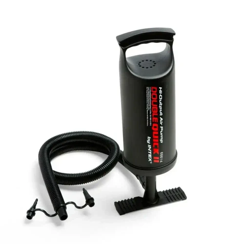 Ручной насос Double Quick I, 29 см, 3 насадки, Intex (68612)